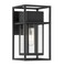 Designers Fountain Burton 12 in 1Light Black Outdoor Wall Lantern with Clear Glass Shade D277M-6EW-BK - alternate 4